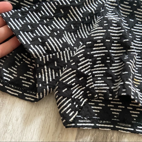 Joe Fresh Black and White Print Shorts - Picture 6 of 7